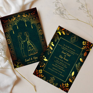 Invitation Mariage indien hindou Ganesha