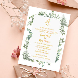 Invitation Mariage indien hindou Ganesha