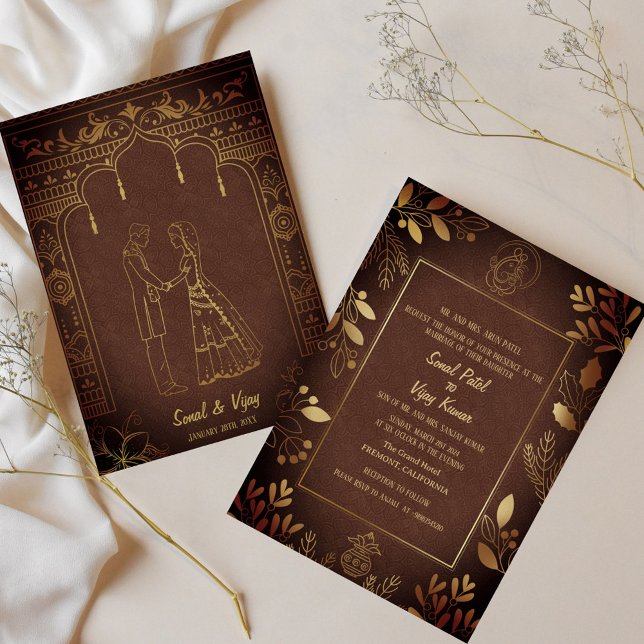 Invitation Mariage indien hindou Ganesha (Créateur téléchargé)