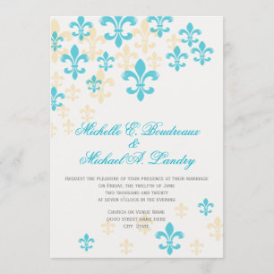 Invitation Mariage informel 2 de Fleur de Lis Cascade