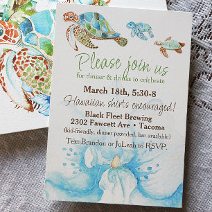 Invitation Mariage Intime de l'Orchidée Bleue, Réception de F