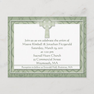 Invitation Mariage irlandais de KRW Celtic Cross