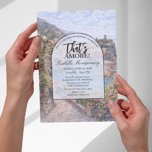 Invitation Mariage Italien Vernazza That’s Amore Enterrement