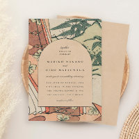 Mariage japonais antique Kimono Bamboo