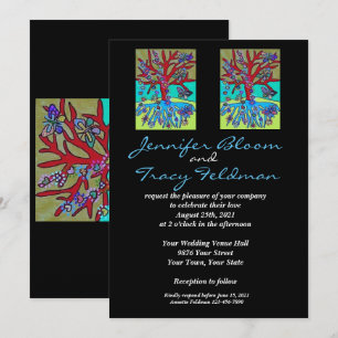 Invitation Mariage - Juif et yiddish - LGBTQ