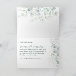 Invitation Mariage juif Todah Raba Hébreu Eucalyptus Merci