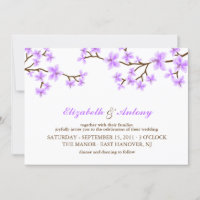 Mariage Lavender Cherry Blossoms