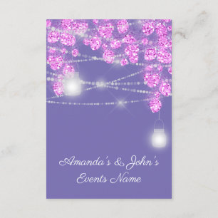Invitation Mariage Lights Jars Parties scintillant rustique v