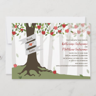 Invitation Mariage LiveJournal virtuel Apple Orchard