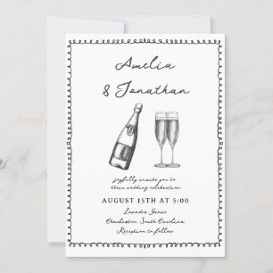 Invitation Mariage lunatique