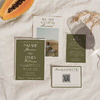 Mariage Luxueux de Vieille Fortune en Vert Olive É
