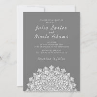 Mariage Mandala Croissant de Lune Radieux et Aérie