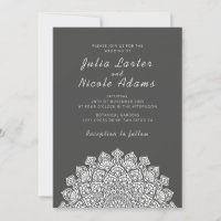 Mariage Mandala Croissant de Lune Radieux et Aérie