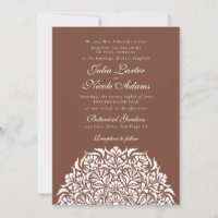 Mariage Mandala Floral Bohème Poussiéreux Fantaisi