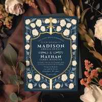 Mariage médiéval Fantasy Monogramme Epée & Bouclie