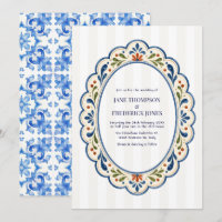 Mariage Méditerranéen en Céramique Italienne de la
