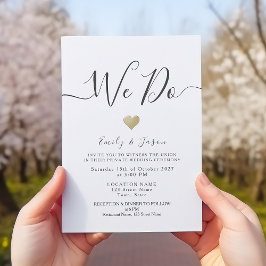 Invitation Mariage Micro Moderne