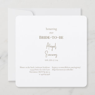 Invitation Mariage Minimaliste Moderne Simple Arrondi