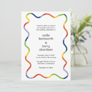 Invitation Mariage moderne
