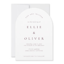 Mariage Moderne Bohème Rouge-Bourgogne & Blanc