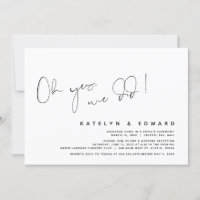 Mariage moderne en fuite, Oh oui, nous l'avons fai