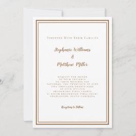 Invitation Mariage moderne et RSVP QR Code Détails Dusty Blue
