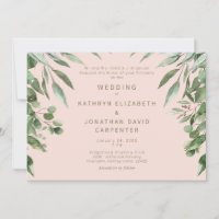 Mariage moderne Eucalyptus à gouttes