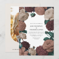 Mariage Moka Plume, Baie Terreuse & Soie Taupe