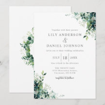 Mariage Monogramme de Verdure d'Eucalyptus Rustiqu