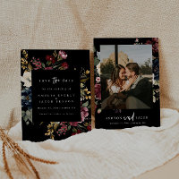 Mariage Moody Enregistrer La Date Papeterie