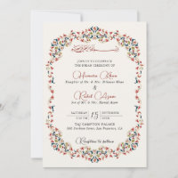 Mariage Musulman Floral Botanique Artistique Paisl