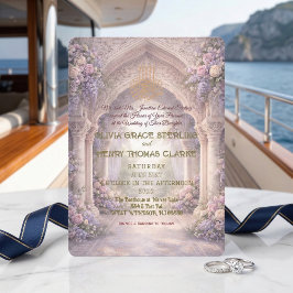 Invitation Mariage Musulman Romantique Enchanté