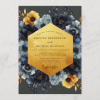 Mariage Navy Ochre Clair-obscur
