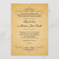 Mariage noir vintage de Flourish de remous de