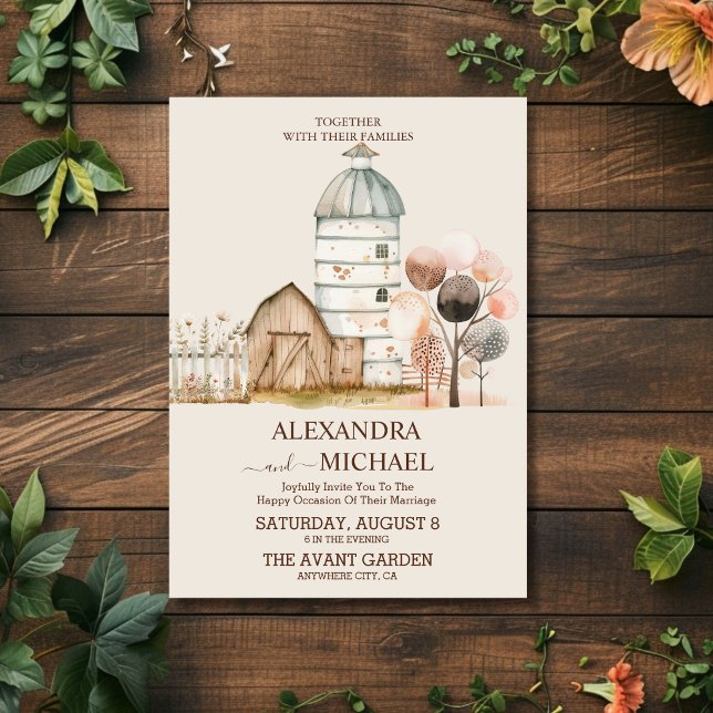 Invitation Mariage occidental officiel (Créateur téléchargé)