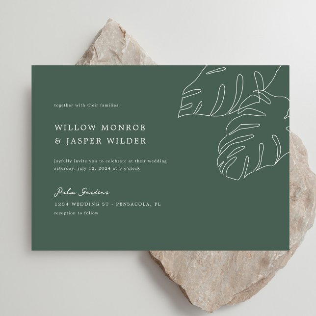 Invitation Mariage Pensacola (Créateur téléchargé)