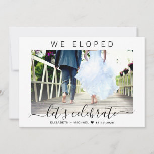 Invitation Mariage Photo Célébration de Mariage Réception