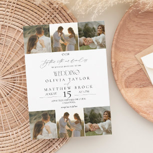 Invitation Mariage photo classique