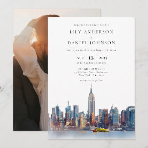 Invitation Mariage photo de destination de New York