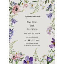 Mariage photo minimaliste coloré Fleur sauvage