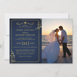 Invitation Mariage photo personnalisé Couple