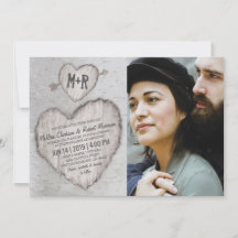 Mariage photo Rustic Silver Birch Tree