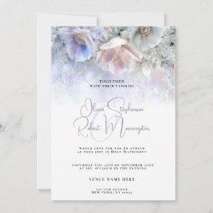 Invitation Mariage Pivoine Pastel