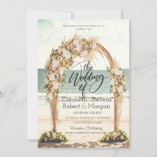 Invitation Mariage plage Arbor Rose Mariage