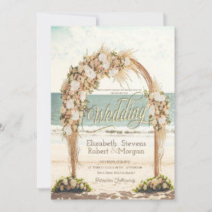 Invitation Mariage plage Arbor Rose Mariage