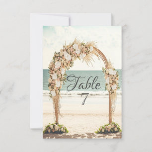 Invitation Mariage plage Roses d'Arbor