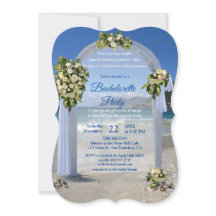 Mariage plage /White Roses Bachelorette Party