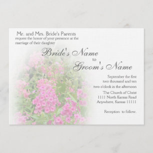 Invitation Mariage Plhox rose 6