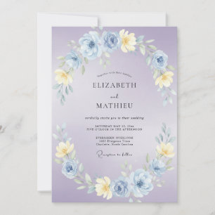 Invitation Mariage Prairie de Lavande