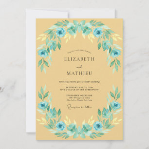 Invitation Mariage Printanier Ambre Doux